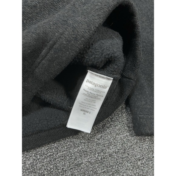 Patagonia Better Sweater Icelandic Coat Women's XL Black Aztec Toggles Duffle - Picture 8 of 11